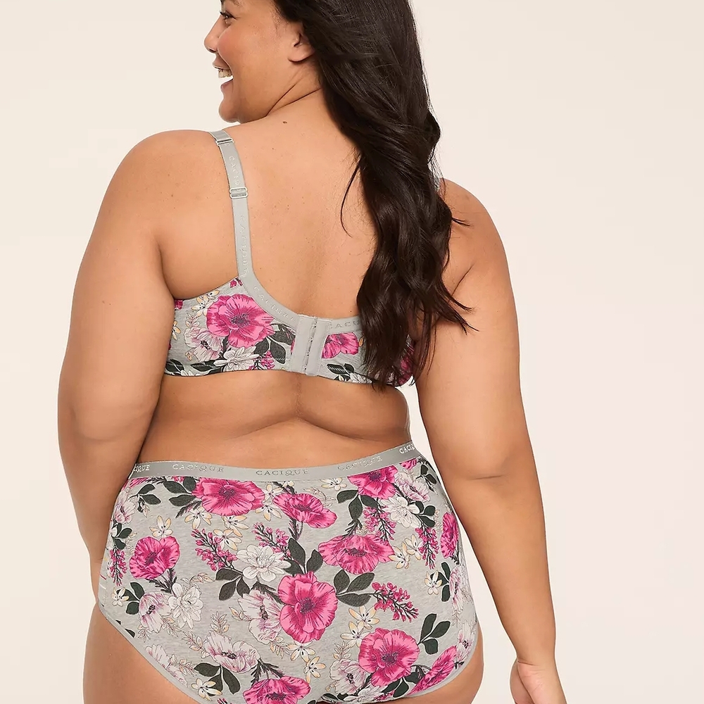 3 CACIQUE WOMEN'S PLUS COTTON FULL BRIEF SIZE  14-16 - Picture 7 of 7